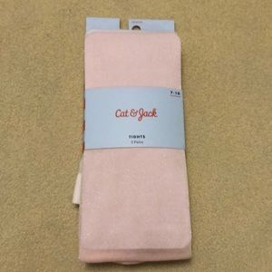 2 pairs cat and jack tights